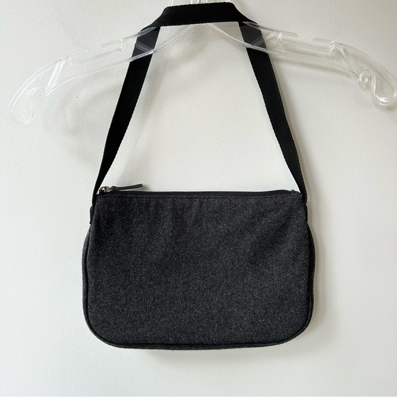 vintage Gap wool slimline zip top shoulder bag - Picture 1 of 6